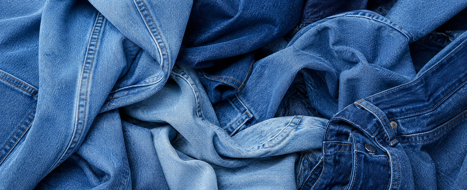 Denim auf Stapel